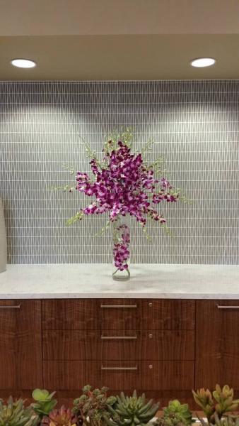 Eye-Catching Purple Arrangement