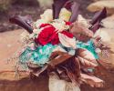 Gorgeous Bronze-Toned Bridal Bouquet